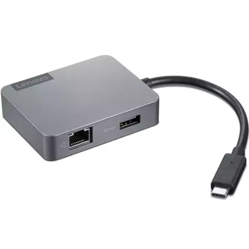 Lenovo USB-C Travel Hub Gen2 – universalus USB-C adapteris su HDMI, VGA, Ethernet ir USB-A