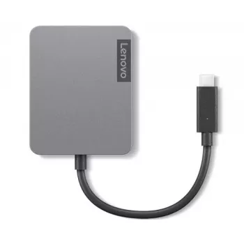 Lenovo USB-C Travel Hub Gen2 – universalus USB-C adapteris su HDMI, VGA, Ethernet ir USB-A