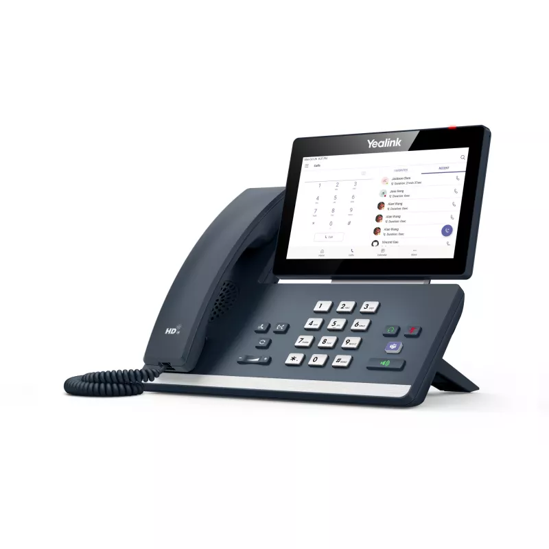 Yealink MP58 Microsoft Teams Edition IP telefonas, pilkas, laidinis ragelis, stalinis, Android, Microsoft Teams