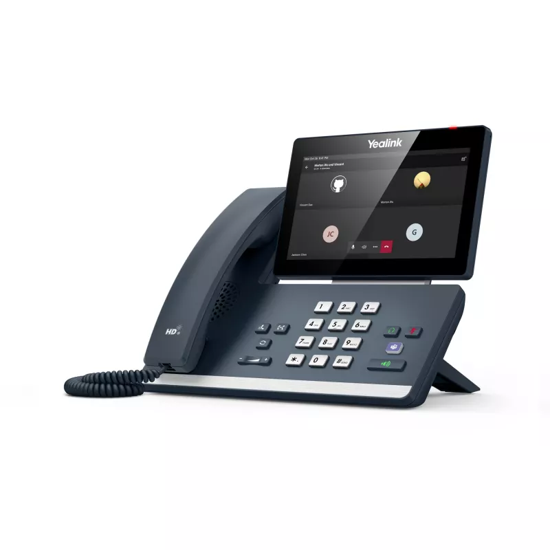 Yealink MP58 Microsoft Teams Edition IP telefonas, pilkas, laidinis ragelis, stalinis, Android, Microsoft Teams
