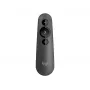 Belaidis pristatymo pultelis Logitech R500s Bluetooth RF Graphite su lazeriniu žymekliu