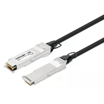 Intellinet 2 m 40G QSFP+ pasyvus varinis Twinax kabelis 30AWG MSA QSFP-H40G-CU2M suderinamas