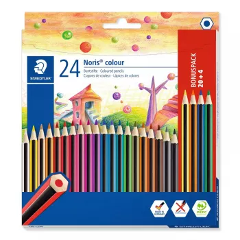 Spalvotas pieštukas Staedtler 185 C24P, 24 spalvų rinkinys
