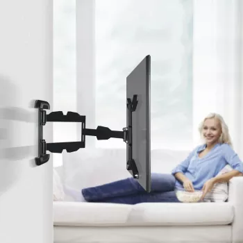 Hama TV sieninis laikiklis, pasukamas, ištraukiamas, ilga ranka, 165 cm (65 inch), iki 25 kg