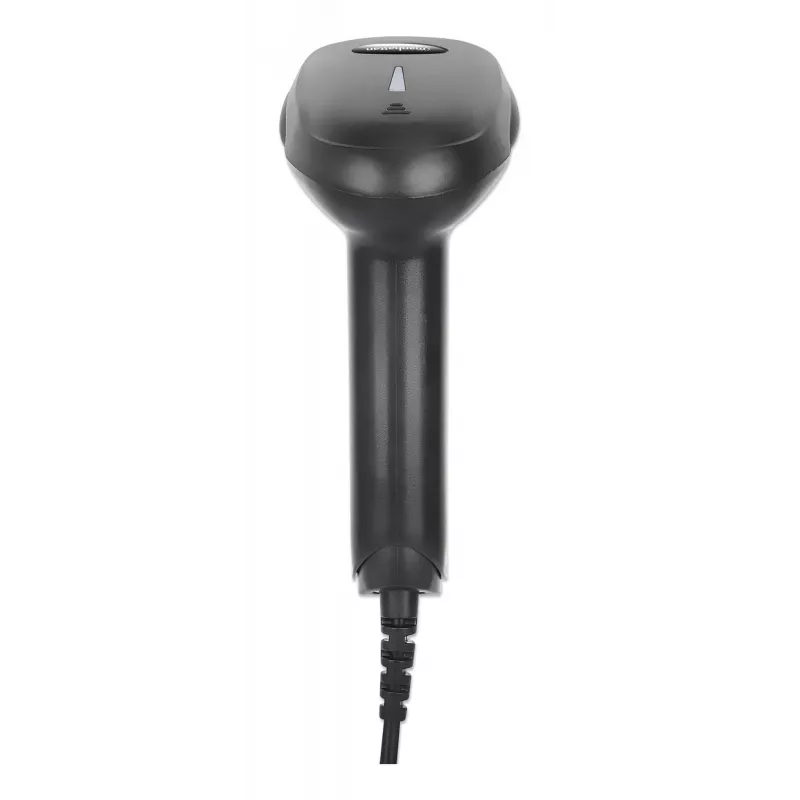 Manhattan CCD rankinis brūkšninių kodų skaitytuvas, USB, 60 mm nuskaitymo plotis, kabelis 152 cm, maksimali aplinkos šviesa 5000 liuksų (saulės šviesa), juodas, trejų metų garantija
