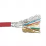 Patch laidas ACT CAT6 S/FTP PVC vytas raudonas 305 m