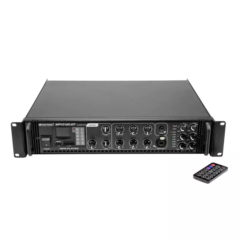 Garsiakalbių stiprintuvas Omnitronic 80709783 Scenos/atlikėjų juodos spalvos