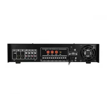 Omnitronic MPZ-180.6P ELA stiprintuvas su maišytuvu 19 inch 6 zonų 180 W juodas