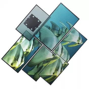 Chief Freestyle Rotation Adapter – juoda laikiklio plokštė, 24,9 kg, 400 x 400 mm, 90–360°