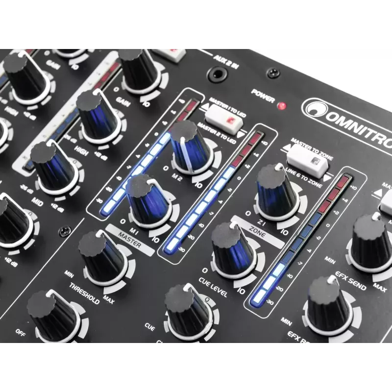 Mikseris Omnitronic CM-5300 5 kanalų 20 - 20000 Hz Juodas