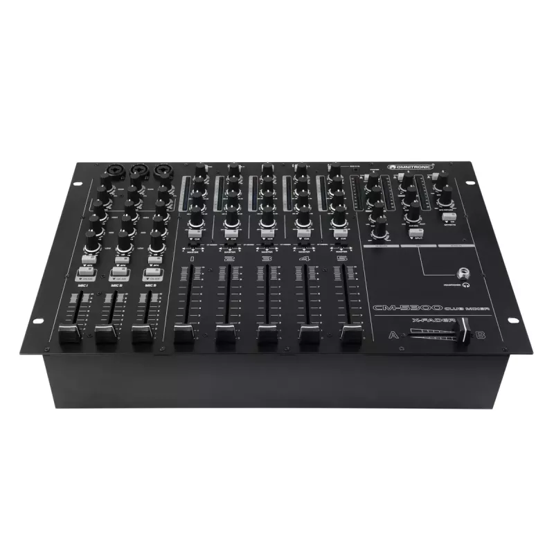 Mikseris Omnitronic CM-5300 5 kanalų 20 - 20000 Hz Juodas
