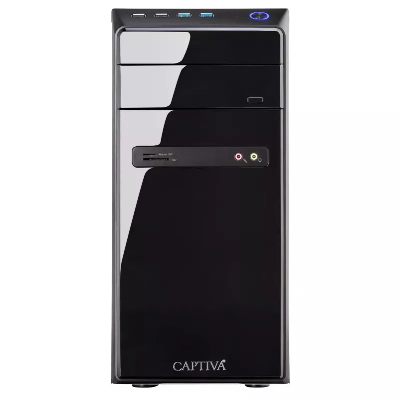 Stalinis kompiuteris CAPTIVA Power Starter R81-555 AMD Ryzen 5 16 GB 1 TB SSD AMD Radeon Graphics