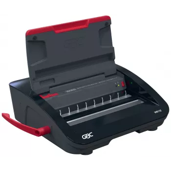GBC WireBind® WB15E elektrinė vielinio įrišimo mašina, 125 lapų, juoda/raudona