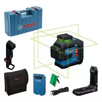 Bosch GLL 80-33 G linijinis lazerinis nivelyras 30 m 500-540 nm (< 10 mW)