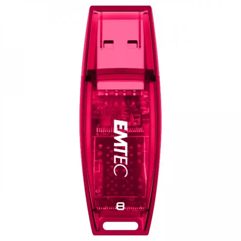 USB atmintukas Emtec 8GB USB Type-A C410 spalvų mišinys Candy Jar