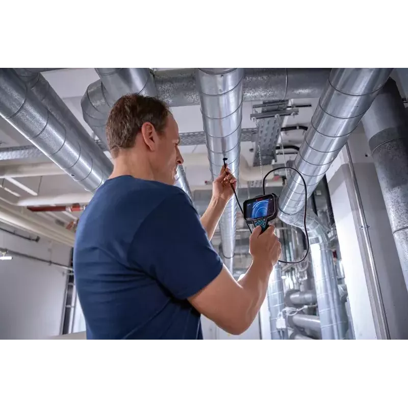 Profesionali apžiūros kamera Bosch GIC 12V-5-27 C PROFESSIONAL su 8,3 mm lanksčiu zondu IP67, IP54