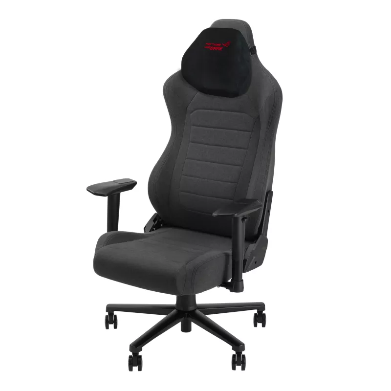 ASUS SL201C ROG Aethon Fabric Edition universali žaidimų kėdė, apmušta, paminkštinta sėdynė, pilka