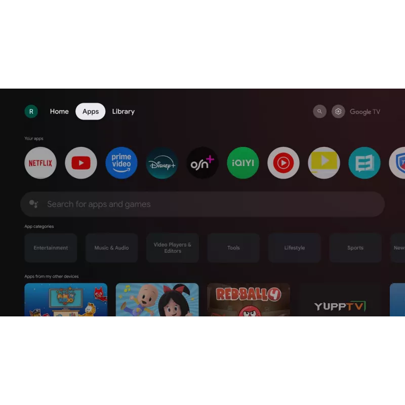TORNADO 65UA3400X | 65 colių berėmis 4K UHD Google TV su HDR10 ir HLG