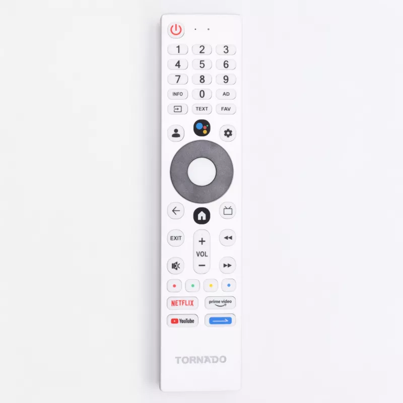 TORNADO 65UA3400X | 65 colių berėmis 4K UHD Google TV su HDR10 ir HLG