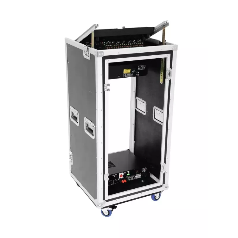Transportinė dėžė Flight case Roadinger 30110004 Fanera Juoda 33,2 kg