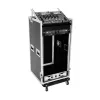 Transportinė dėžė Flight case Roadinger 30110004 Fanera Juoda 33,2 kg