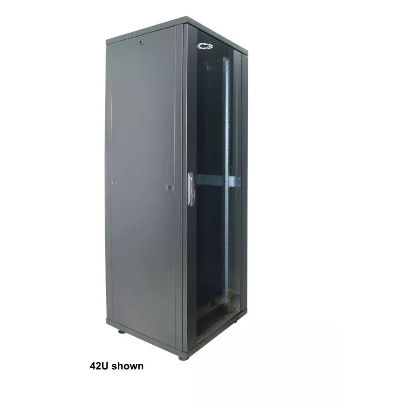 Intellinet 19 inch tinklo spinta – laisvai pastatoma (Basic), 32U, 600x800 mm (plotis x gylis), juoda, plokščia pakuotė, maks. 600 kg, vieno taško durų spyna, po vieną spyną kiekviename šoniniame skydelyje, naudingas gylis 123–573 mm, stelažas, IP20, plienas