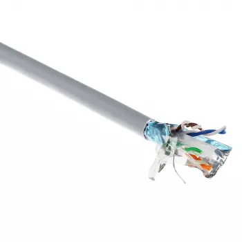 ACT CAT6A F/UTP kietas vytos poros kabelis, PVC, AWG 23, CPR: B2ca, 500 m