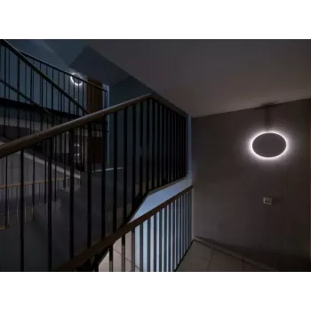 LED lubinis šviestuvas Steinel RS PRO R20 plus SC, apvalus, 15.86 W, balta, 350×55 mm, judesio daviklis