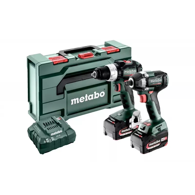 Sukimo aparatas Metabo SET 2.9.3 18V 2100 RPM juoda, žalia, raudona