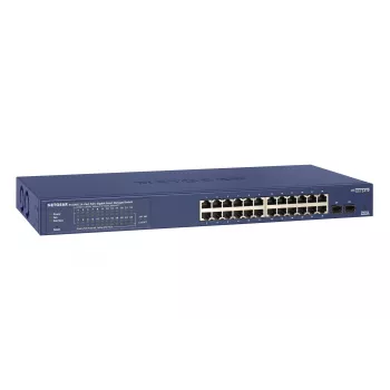 NETGEAR GS724TP valdomas L2/L3/L4 gigabitinis Ethernet (10/100/1000) „Power over Ethernet“ (PoE) 1U juodas, pilkas