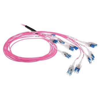 ACT 45 m daugiamodis 50/125 OM4 preterm pluoštinis kabelis 24F LC Polarity Twist