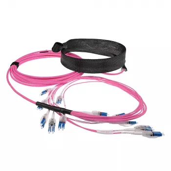 ACT 45 m daugiamodis 50/125 OM4 preterm pluoštinis kabelis 24F LC Polarity Twist