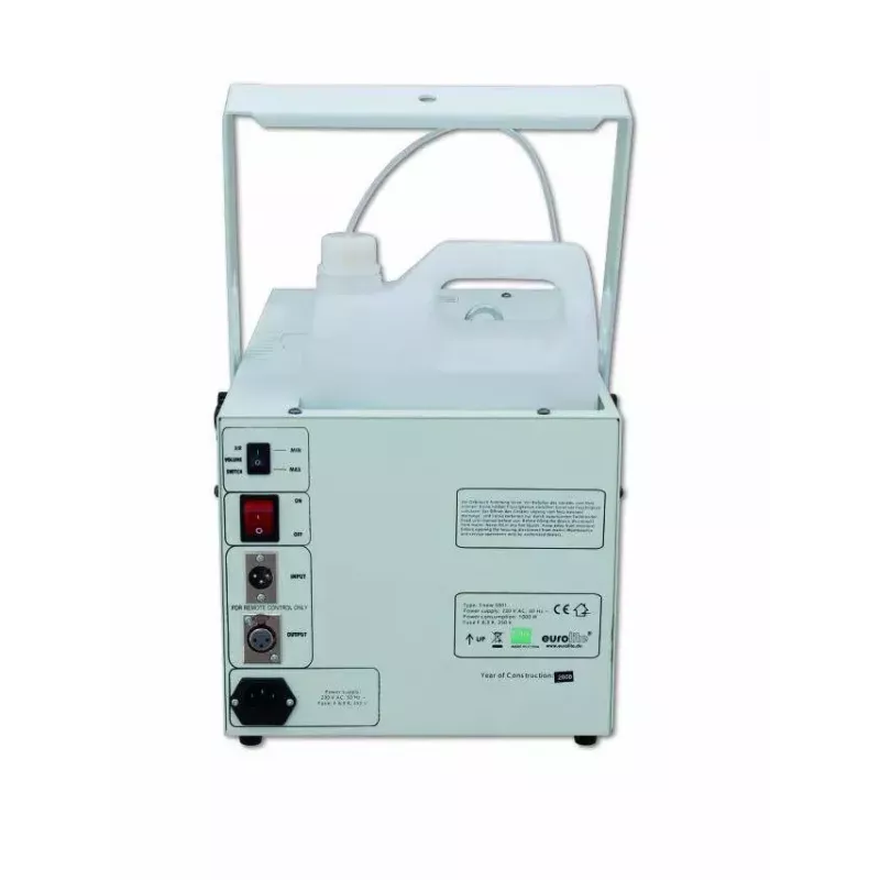 Sniego mašina Eurolite Snow 5001 Juoda Pilka 230V 50Hz 12kg