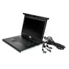 Vertiv Avocent LRA185KMM-205 stovo konsolė 48,3 cm (19 colių) 1366 x 768 pikseliai Plastikas, Plienas Juoda 1U