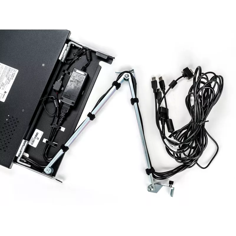 Vertiv Avocent LRA185KMM-205 stovo konsolė 48,3 cm (19 colių) 1366 x 768 pikseliai Plastikas, Plienas Juoda 1U