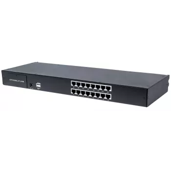 Intellinet Modular 16-Portų CAT5 VGA KVM Jungiklis, skirtas naudoti su gaminiais 507622, 507738, 507981, 507998, 508025, 508032, 508049 ir 508056