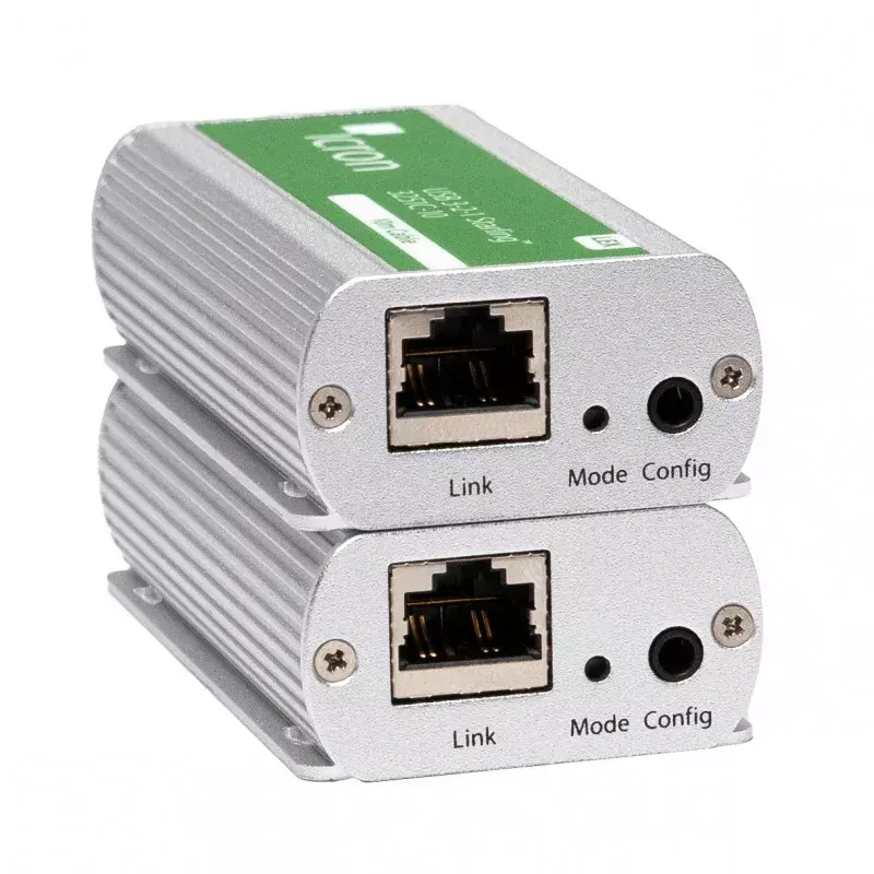 KVM prailgintuvas Siųstuvas ir imtuvas Icron 00-00457, laidinis USB Type-C, 10 m