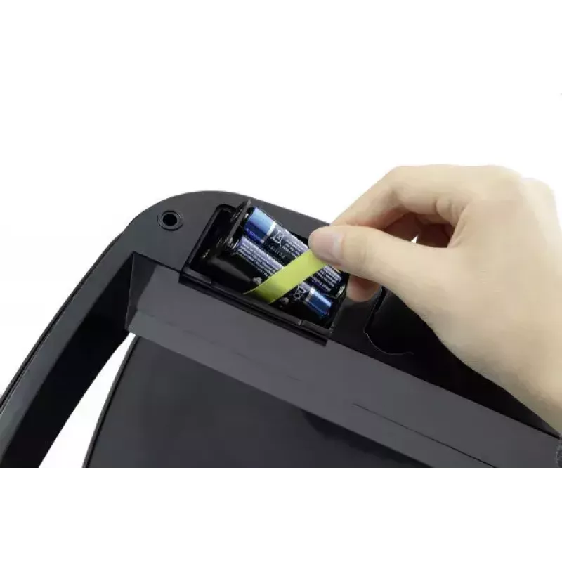 Durable TOUCH 21L stačiakampė nerūdijančio plieno šiukšliadėžė juoda sidabrinė