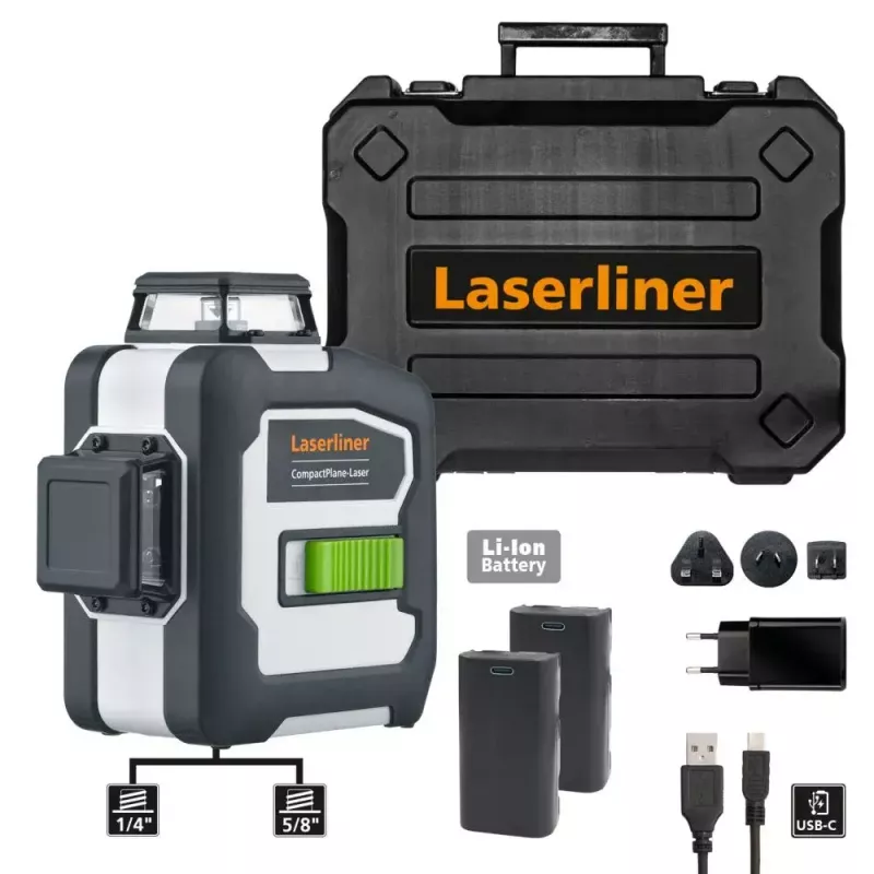 Lazerinis nuotolio matuoklis Laserliner CompactPlane-Laser 3G Pro 30 m Tikslumas 0,35 mm