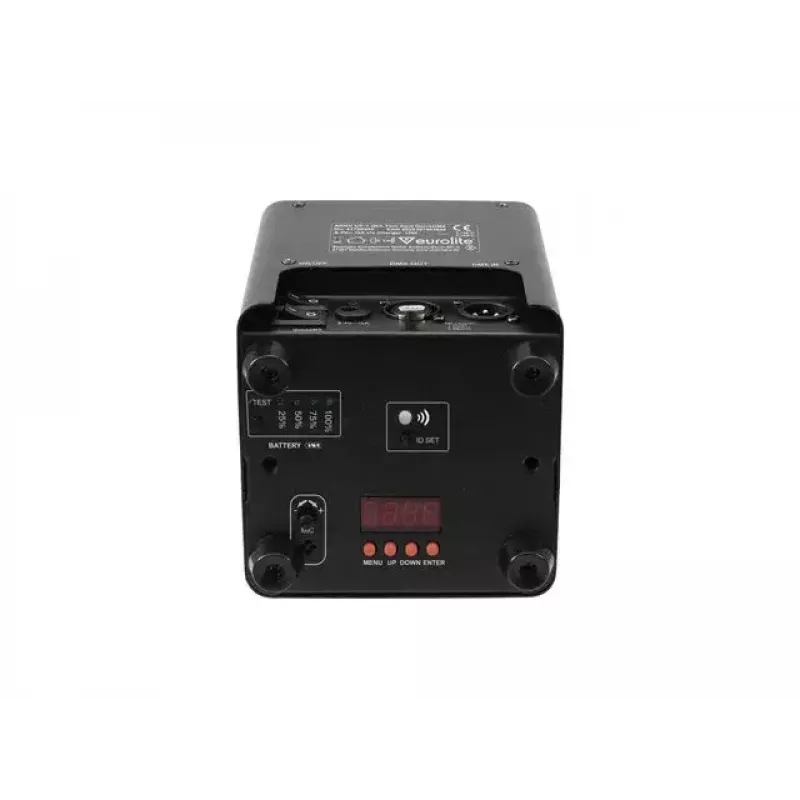 Stroboskopinis prožektorius Eurolite UP-1 QCL Black LED 15W DMX