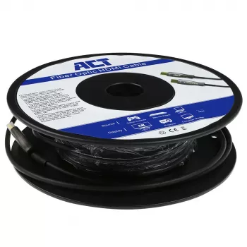 ACT 80 metrų HDMI Premium 4K aktyvus optinis laidas v2.0 HDMI-A kištukas - HDMI-A kištukas