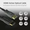 ACT 80 metrų HDMI Premium 4K aktyvus optinis laidas v2.0 HDMI-A kištukas - HDMI-A kištukas