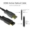 ACT HDMI Premium 4K aktyvus optinis kabelis 100 m, v2.0, HDMI-A kištukas - HDMI-A kištukas