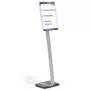 Informacinis stovas Durable 481323 A3 akrilinis sidabrinis