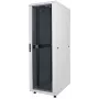 Intellinet 19 colių tinklo spinta - laisvai pastatoma, 26U, 600x600 mm (plotis x gylis), pilka, plokščioje pakuotėje, maks. 1500 kg, kelių taškų durų spyna, po vieną spyną kiekviename šoniniame skydelyje, naudingas gylis 123–373 mm, IP20, stelažas, pliena