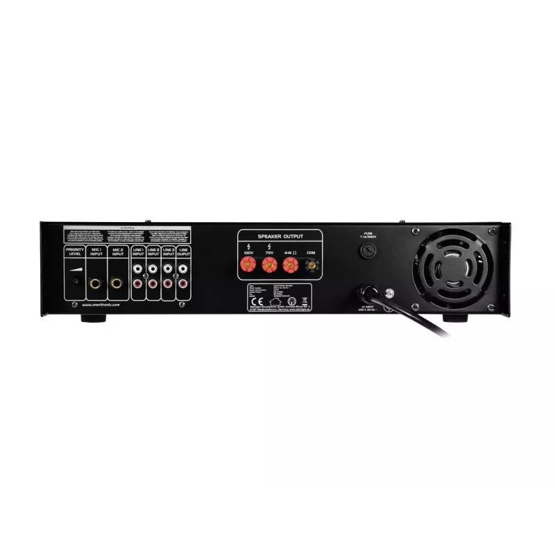 Stiprintuvas Omnitronic 80709611 Performance/stage Juodas