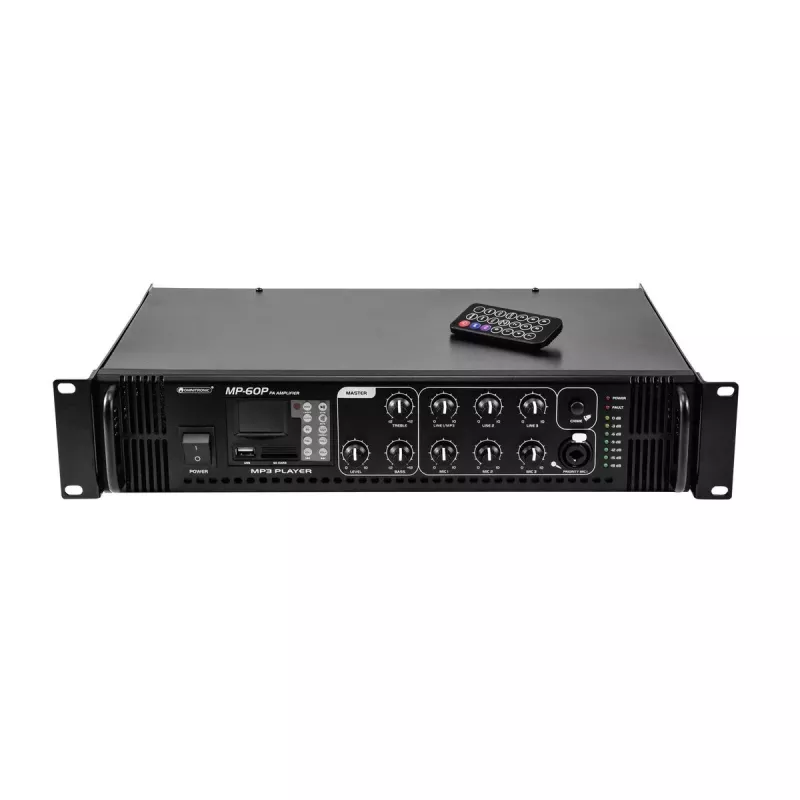 Stiprintuvas Omnitronic 80709611 Performance/stage Juodas