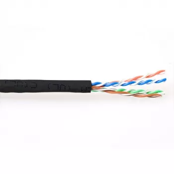 Patch laidas ACT CAT6A U/UTP PVC 305m Juodas