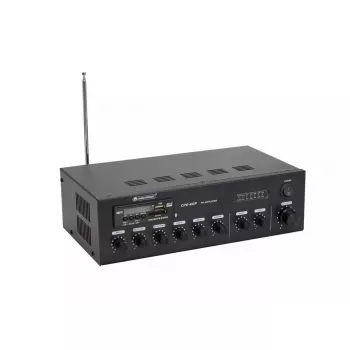 Maišymo stiprintuvas Omnitronic 80709605, mono PA, 40 W, juodas