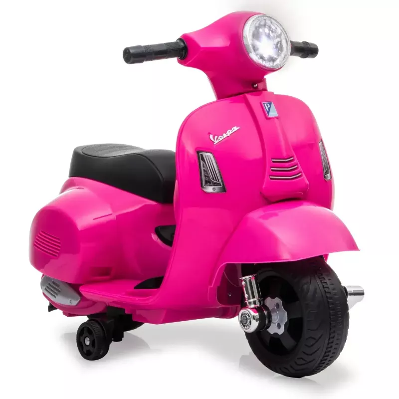 Elektrinis paspirtukas Jamara Vespa Mini, 4 ratai, nuo 1,6 metų, juodas arba rožinis